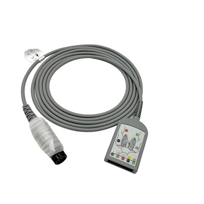 CABLE TRONCAL ECG, 5 HILOS, DEFIB, AHA/IEC, 2.7M, REUSABLE, SERIE IM
