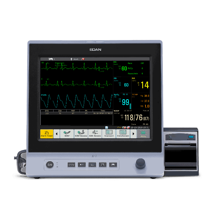 MONITOR DE PACIENTE 7 PARAMETROS X12