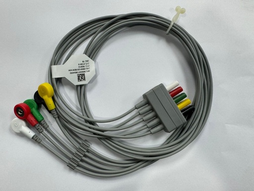 [2-004-00041] CABLE RAMAL REUSABLE DE ECG DE 5 RAMALES TIPO BROCHE IEC, 1,0M, SERIE X